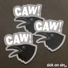 Caw Raven - Vinyl Sticker