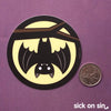 Hanging Bat - Vinyl Sticker