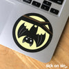 Hanging Bat - Vinyl Sticker