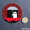 Rainy Day Ghost - Vinyl Sticker