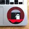 Rainy Day Ghost - Vinyl Sticker