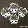 Skull Planter - Vinyl Sticker