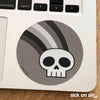 Skull And Rainbow - Vinyl Sticker