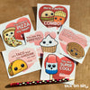 Fun Food Love Cards - Printable PDF (Digital File)