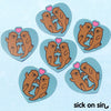 Otters - Vinyl Sticker ** ONLY 1 LEFT! **