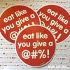 Eat Like You Give A @#%! - Vinyl Sticker (Large) ** 2 LEFT! **