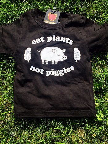 Eat Plants Not Piggies - Kid Tee