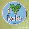 I Love Kale - Vinyl Sticker (large) ** 3 LEFT! **