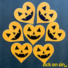 Jack-o'-lantern Heart - Vinyl Sticker