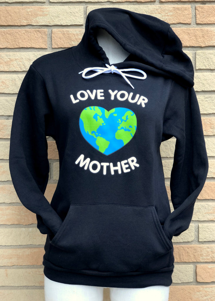 Love Your Mother - Black Unisex Hoodie
