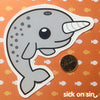Narwhal - Vinyl Sticker **ONLY 1 LEFT**