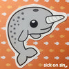 Narwhal - Vinyl Sticker **ONLY 1 LEFT**