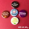 Plant Eater - Button / Magnet Set