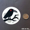 Raven and Moon - Vinyl Sticker ** LESS THAN 5 LEFT! **