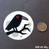 Raven and Moon - Vinyl Sticker