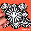 Skull Flower - Vinyl Sticker