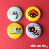 Small Friends - Button / Magnet Set
