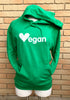Vegan - Kelly Green Unisex Hoodie