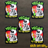 Vegan To The Bone - Vinyl Sticker
