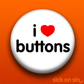 I Love Buttons - Accessory