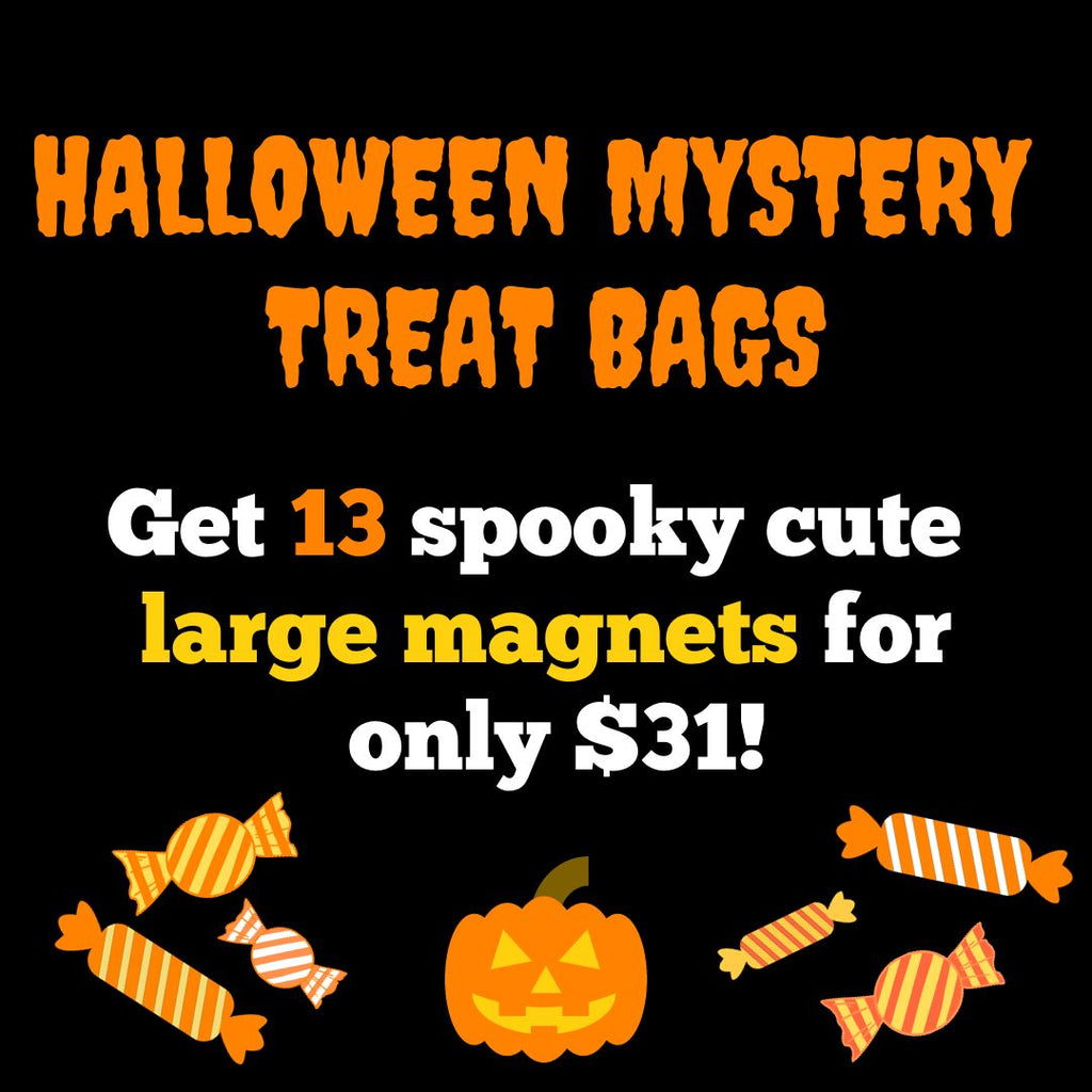 13 Spooky Large Magnets (Halloween Mystery Bags) ** LIMITED EDITION **