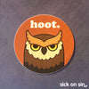 Hoot Owl - Vinyl Sticker