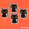 Black Cat - Vinyl Sticker