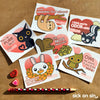 Cute Animal Love Cards - Printable PDF (Digital File)