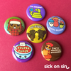 Good Vibes Only - Button / Magnet Set