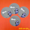 Hey Pigeon - Vinyl Sticker