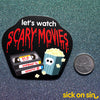 Let's Watch Scary Movies - Vinyl Sticker