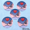 Piggy Love - Vinyl Sticker
