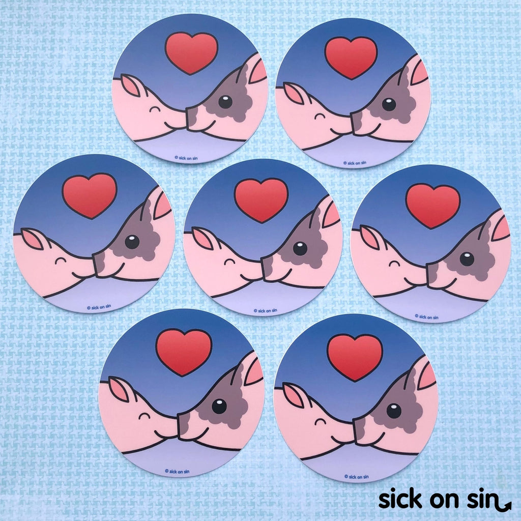 Piggy Love - Vinyl Sticker ** ALMOST GONE! **