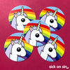 Rainbow Unicorn - Vinyl Sticker ** ALMOST GONE! **