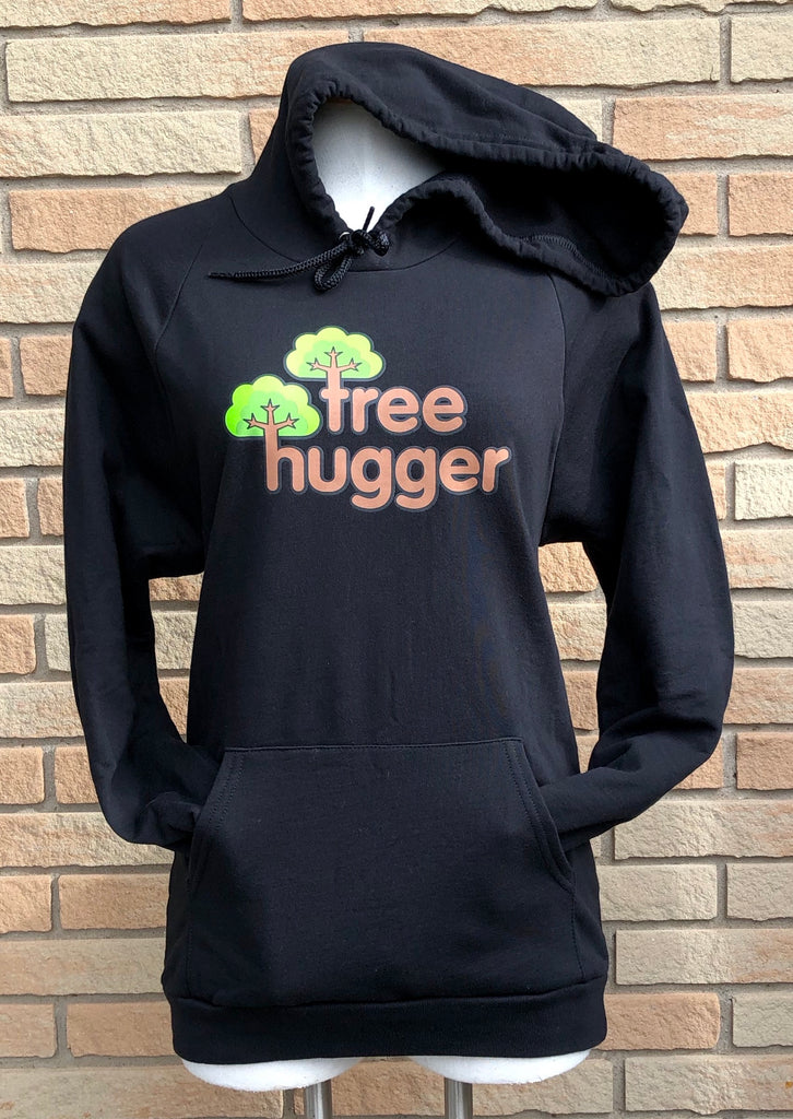 Tree Hugger - Black Unisex Hoodie (Small & Medium Only)