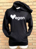 Vegan - Black Unisex Hoodie (Size Small only)