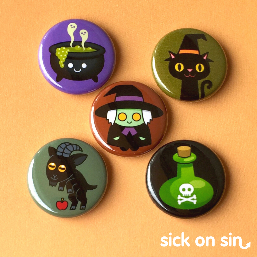 Witch Life - Button / Magnet Set