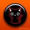 Black Cat (Red Outline) - Accessory