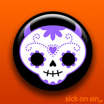 Sugar Skull (Purple) - Accessory