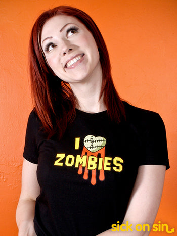 I Love Zombies - Men / Women Tee