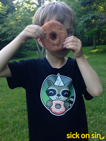 Party Animal Raccoon - Kid / Infant Tee (* ALMOST GONE! *)