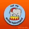 Not My Entertainment: Elephant - Vinyl Sticker (Large)